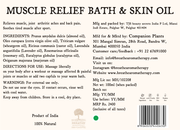 Muscle Relief Bath & Skin Oil