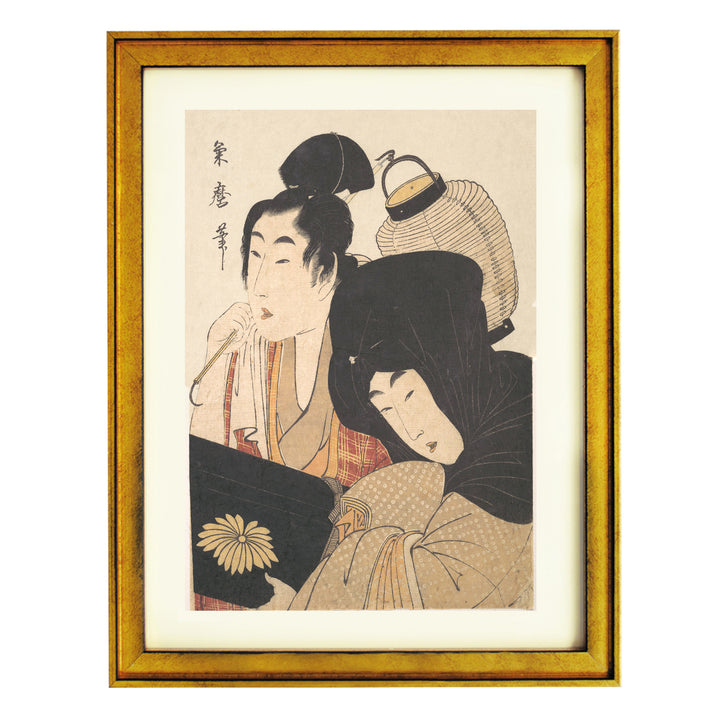 Geisha's out at Night Art Print