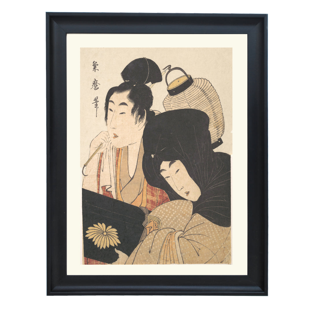 Geisha's out at Night Art Print