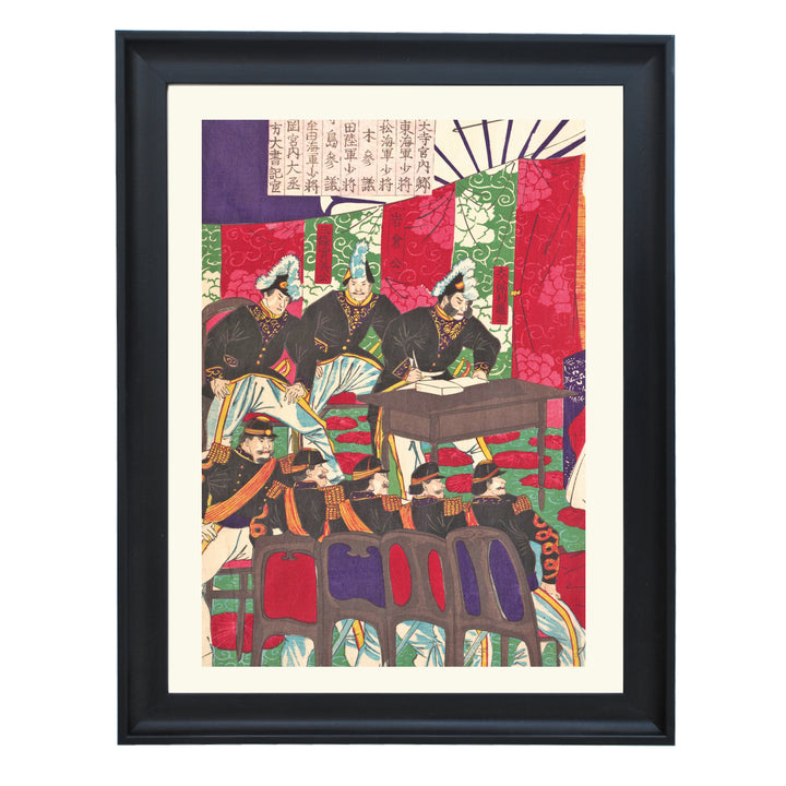 Feasting Warriors Ensemble Art Print