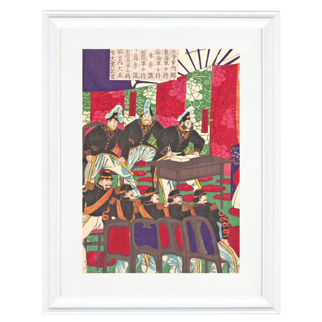 Feasting Warriors Ensemble Art Print