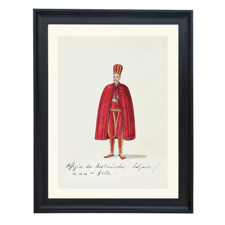 Officer of the Ottoman Empire Art Print