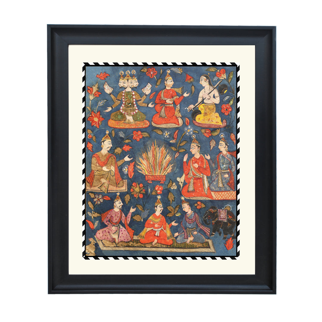 Tula Ram's Bhagavata Purana Art Print