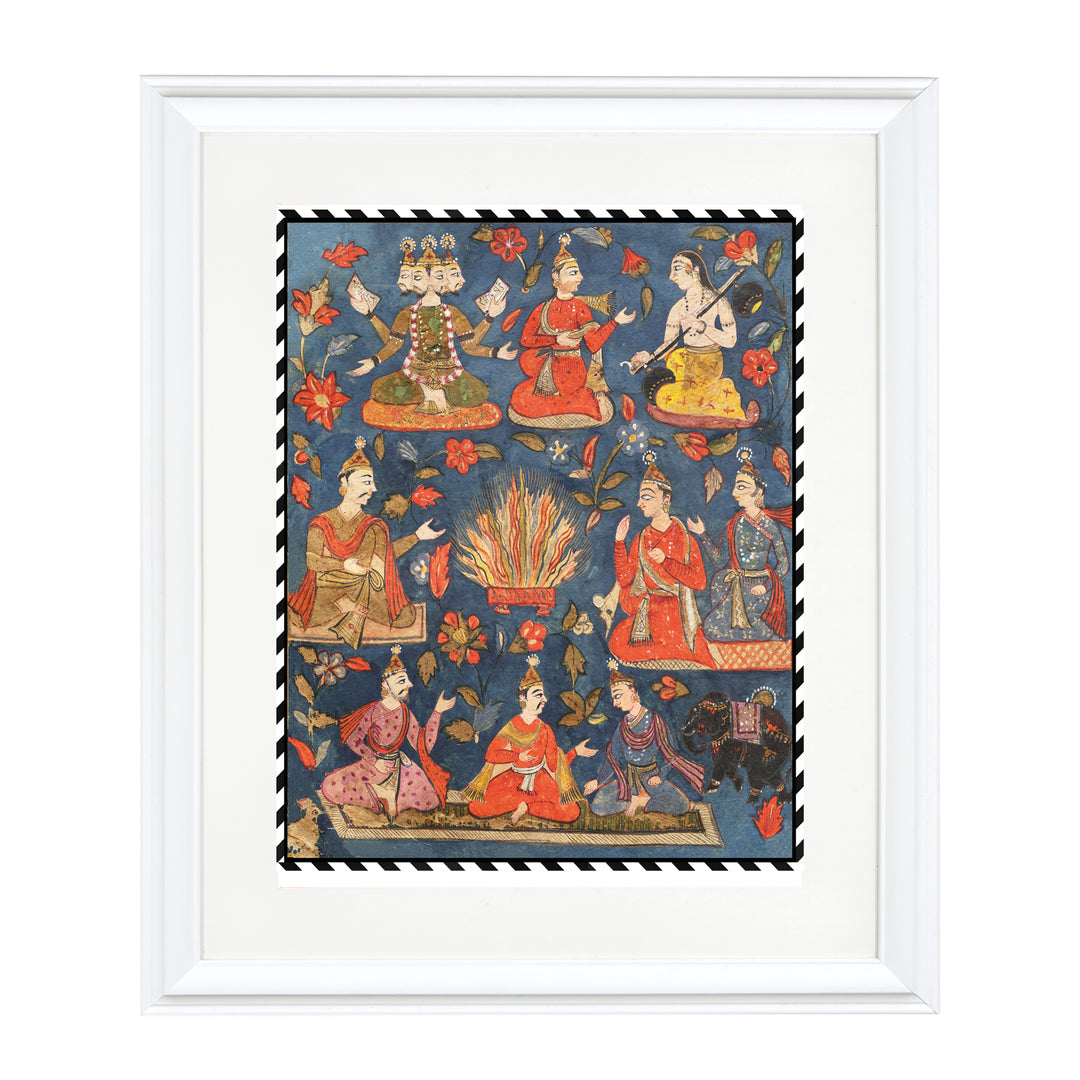 Tula Ram's Bhagavata Purana Art Print