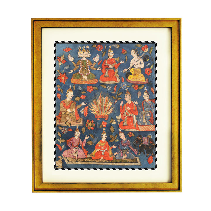 Tula Ram's Bhagavata Purana Art Print