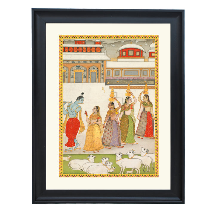 Gujari Ragini Art Print