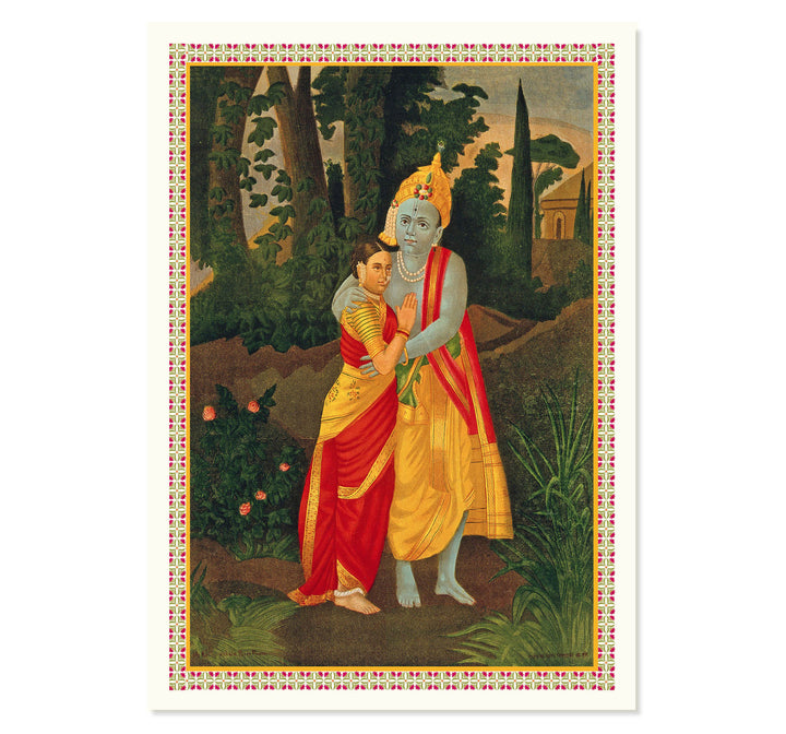 Radha-Krishna: A Love Transcendent Art Print