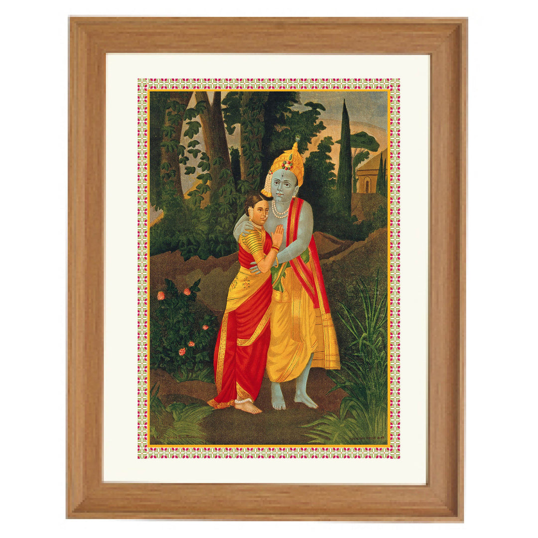 Radha-Krishna: A Love Transcendent Art Print