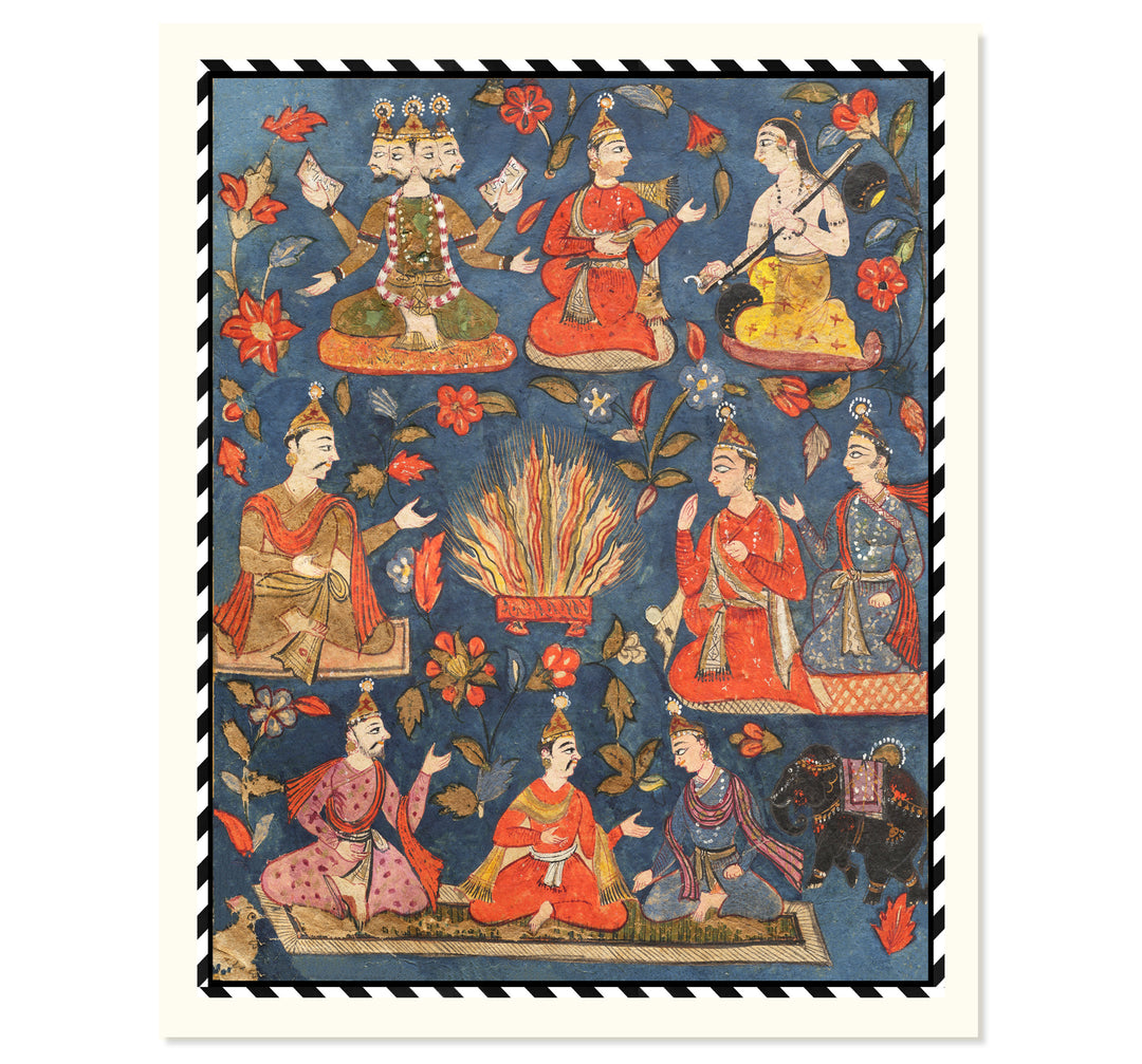 Tula Ram's Bhagavata Purana Art Print