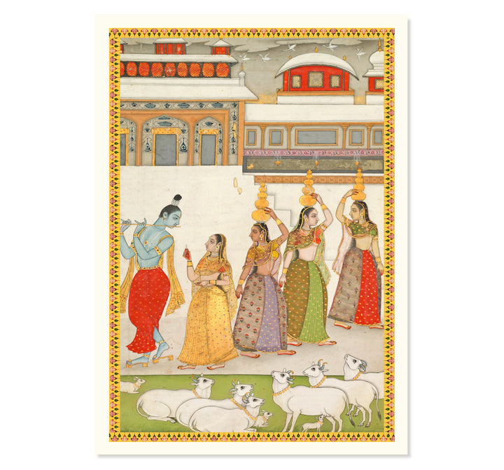 Gujari Ragini Art Print