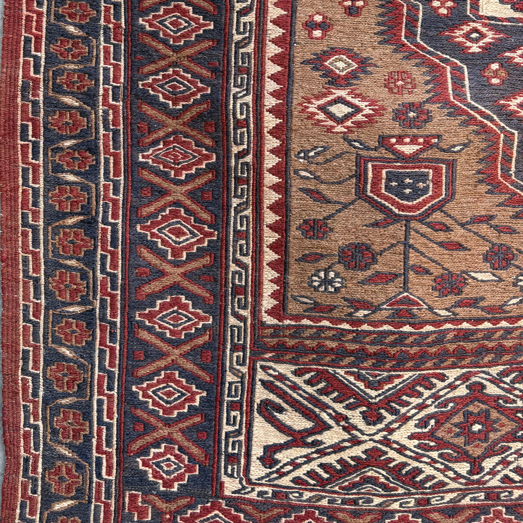 Rehguzar Kalainav, one-of-a-kind Afghan rug — additional view