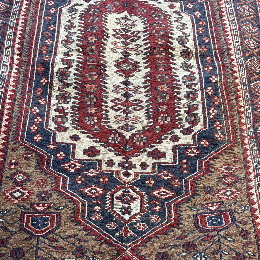 Rehguzar Kalainav, one-of-a-kind Afghan rug — additional view