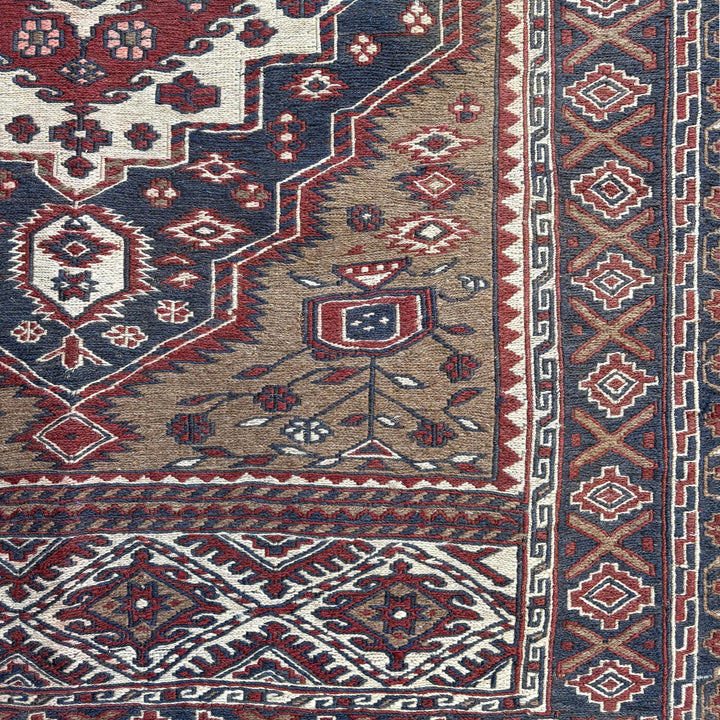 Rehguzar Kalainav, one-of-a-kind Afghan rug — additional view