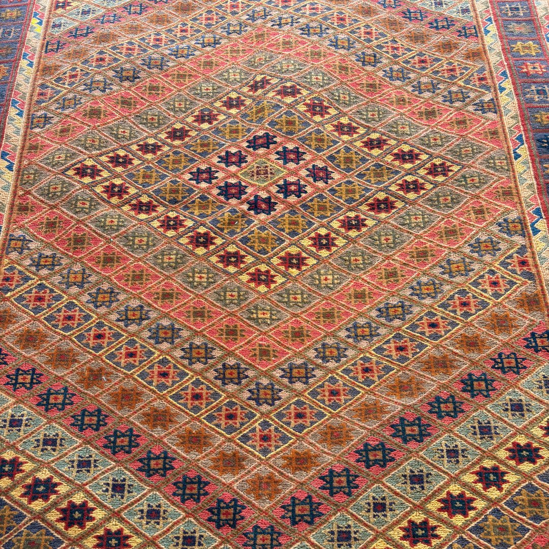 Naksha Mushwani, one-of-a-kind Afghan rug — additional view