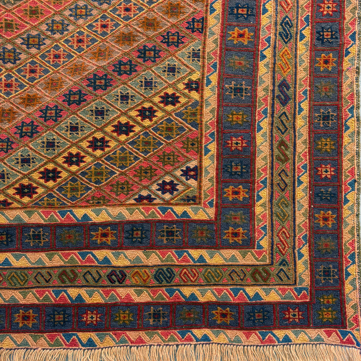 Naksha Mushwani, one-of-a-kind Afghan rug — additional view