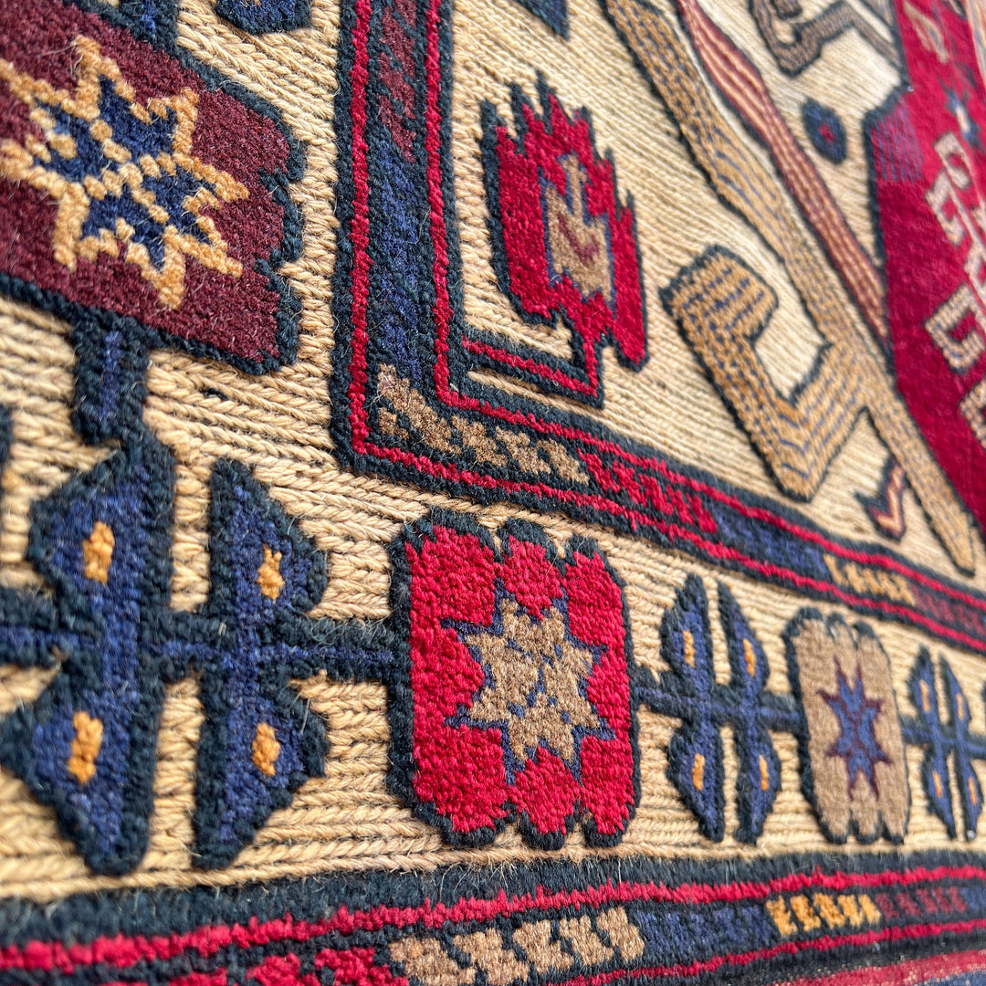 Angara Barjasta One-OF-A-Kind-Afghan Rug
