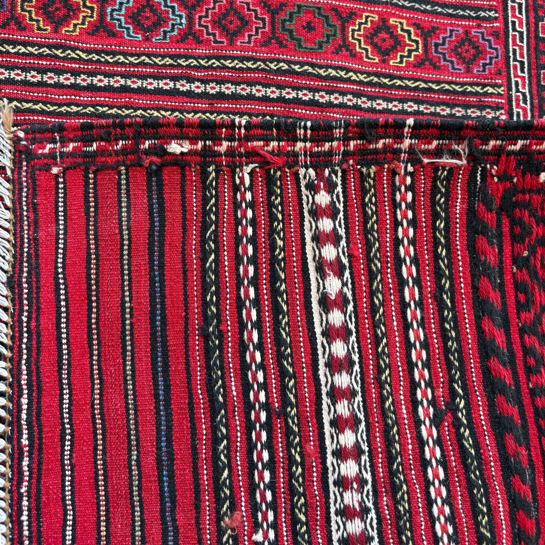 Lakeer Laghari, one-of-a-kind Afghan rug — additional view