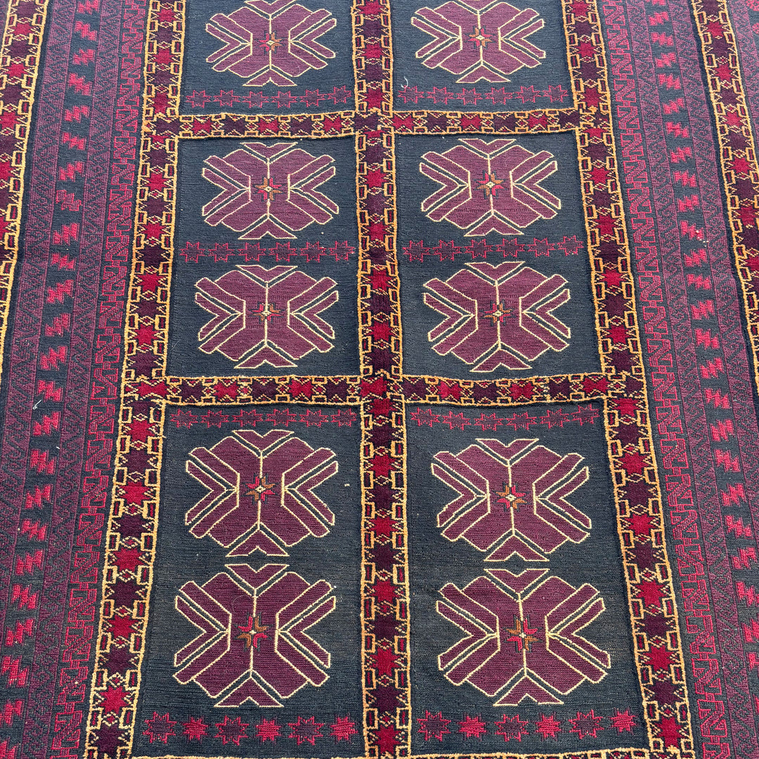 Khana Kalainav, one-of-a-kind Afghan rug — additional view
