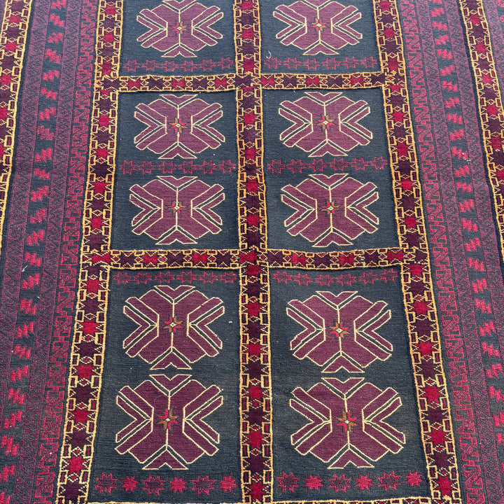 Khana Kalainav, one-of-a-kind Afghan rug — additional view