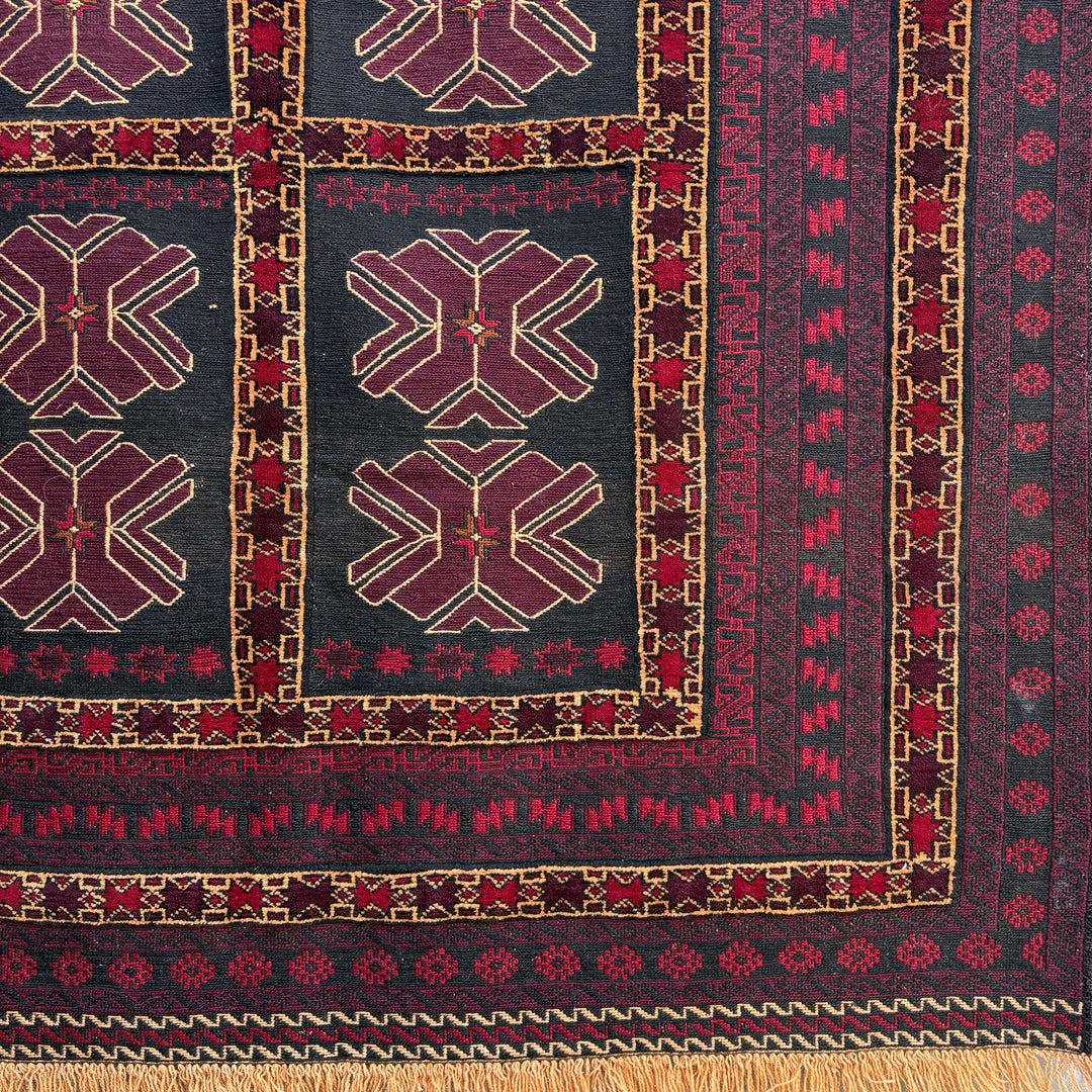 Khana Kalainav, one-of-a-kind Afghan rug — additional view