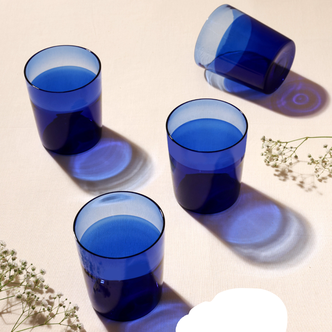 Blue me away Glasses Set