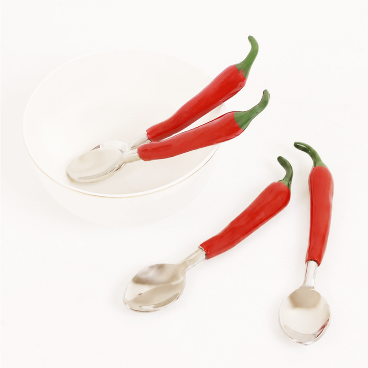 Pepper Pop Tea Spoons