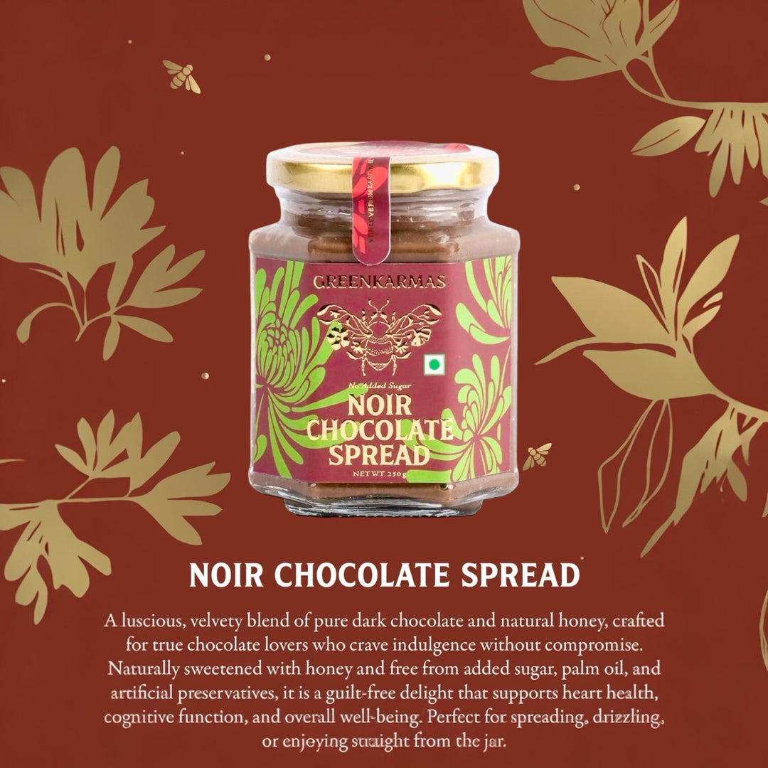 Noir chocolate spread