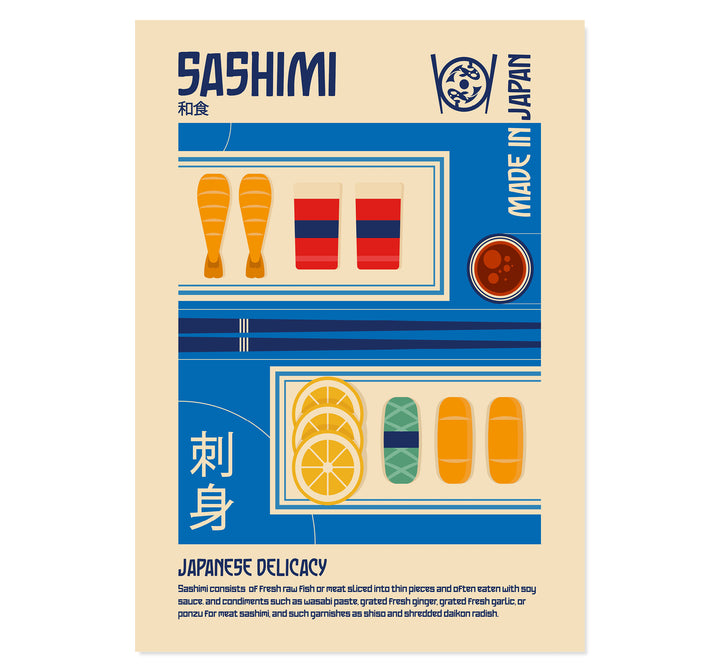 shimi Japanese Food Art Print