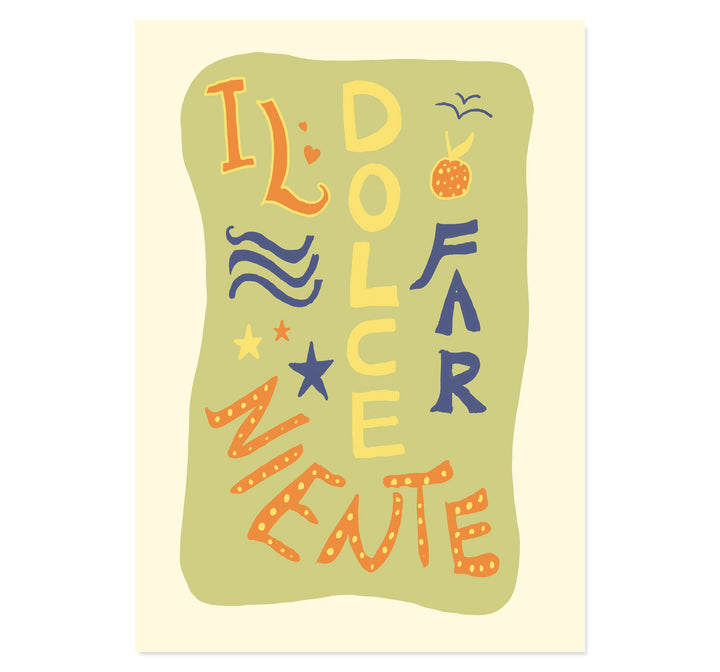 La Dolce Far Niente Art Print