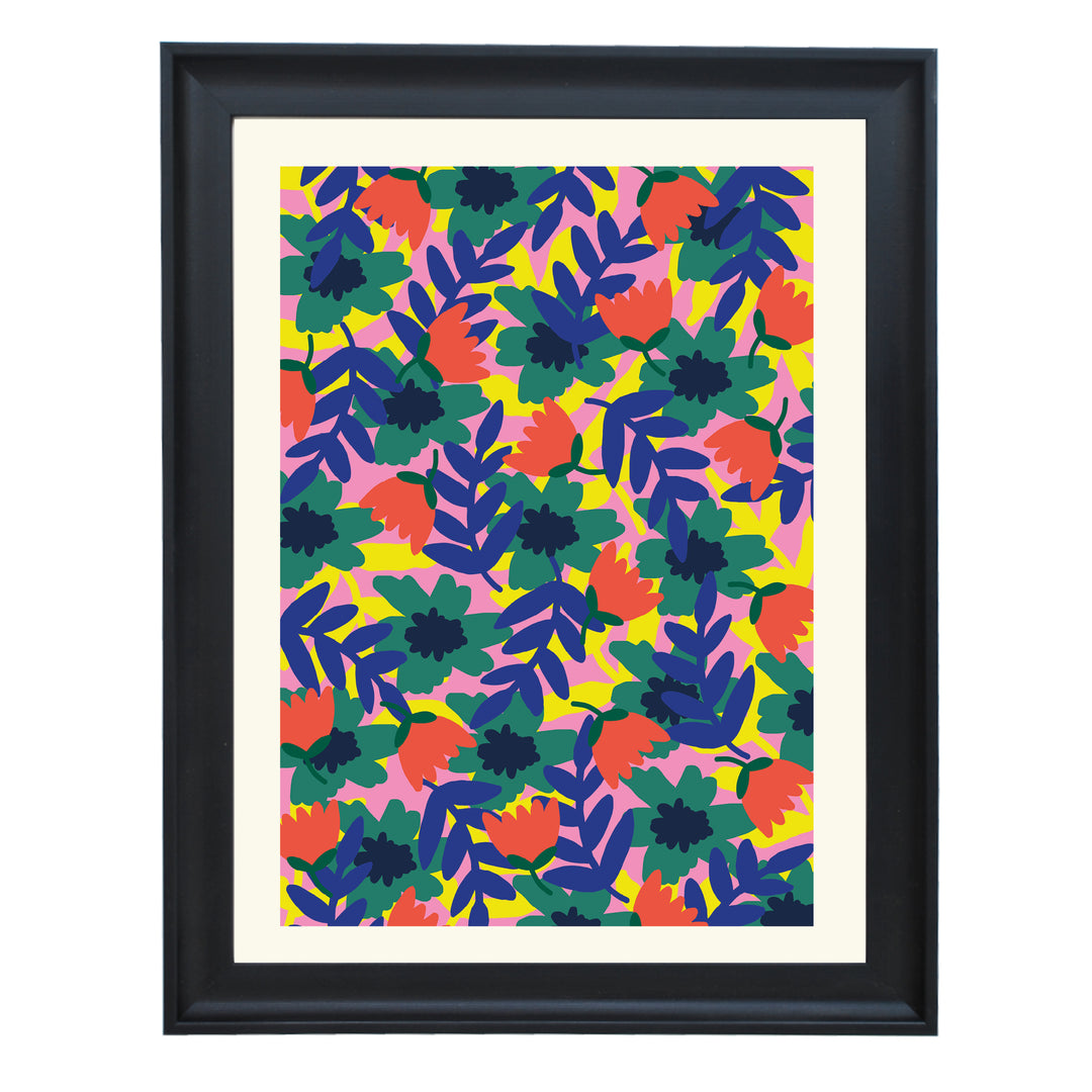 A Floral Labyrinth Art Print