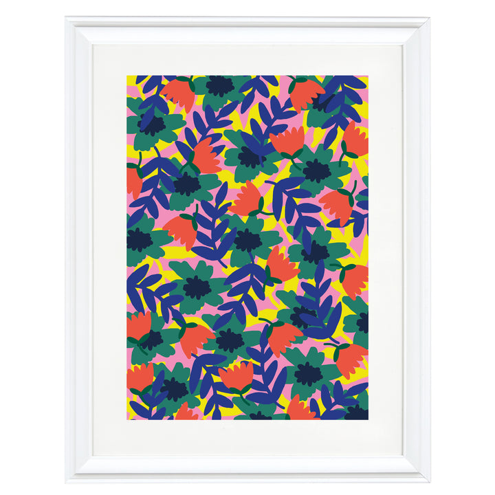 A Floral Labyrinth Art Print