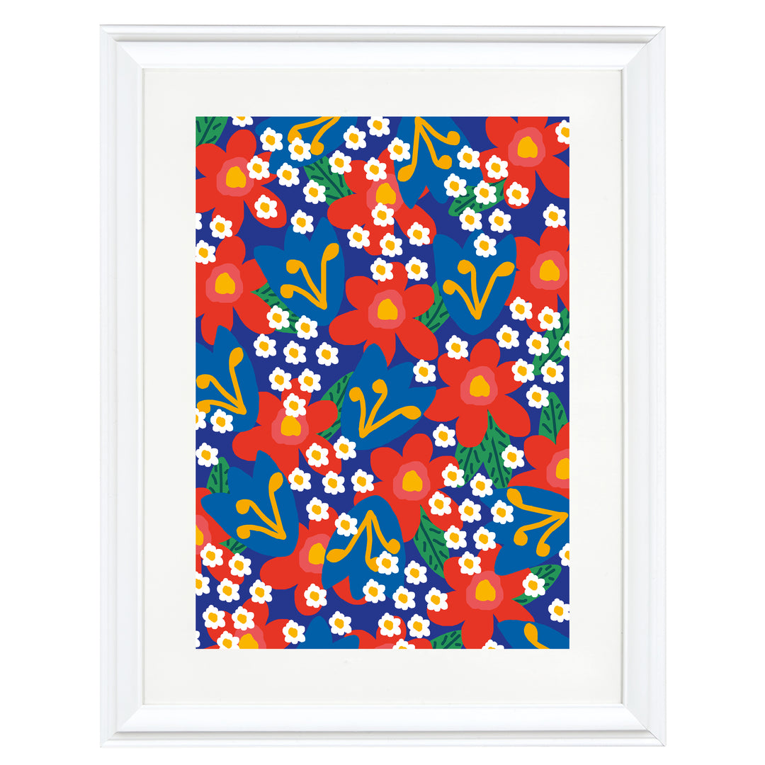 Flower Market Art Print