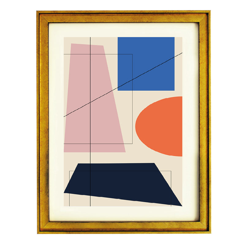 Bauhaus Blocks Art Print