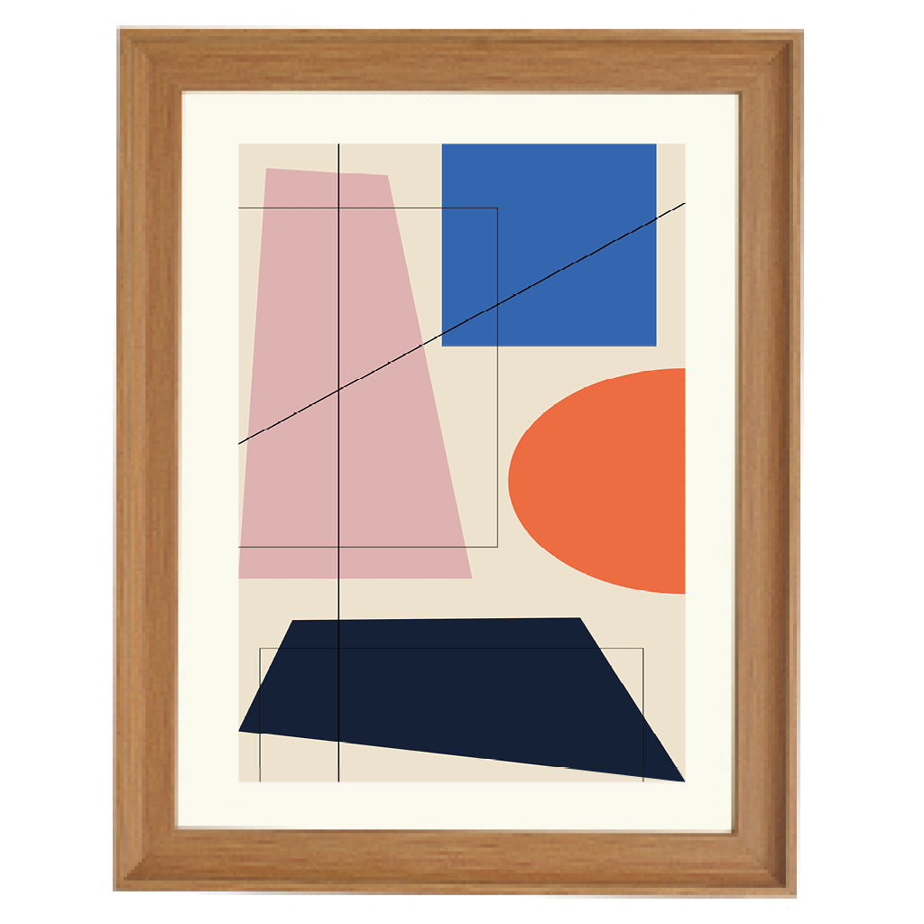 Bauhaus Blocks Art Print