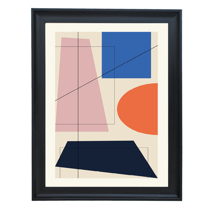 Bauhaus Blocks Art Print