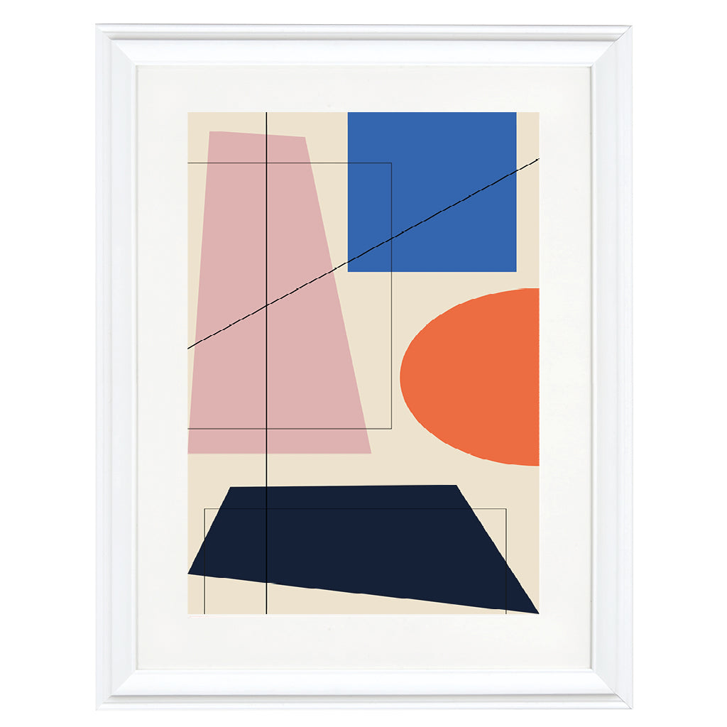 Bauhaus Blocks Art Print