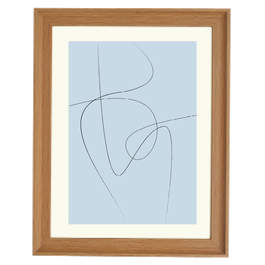 Linear Whispers II Art Print