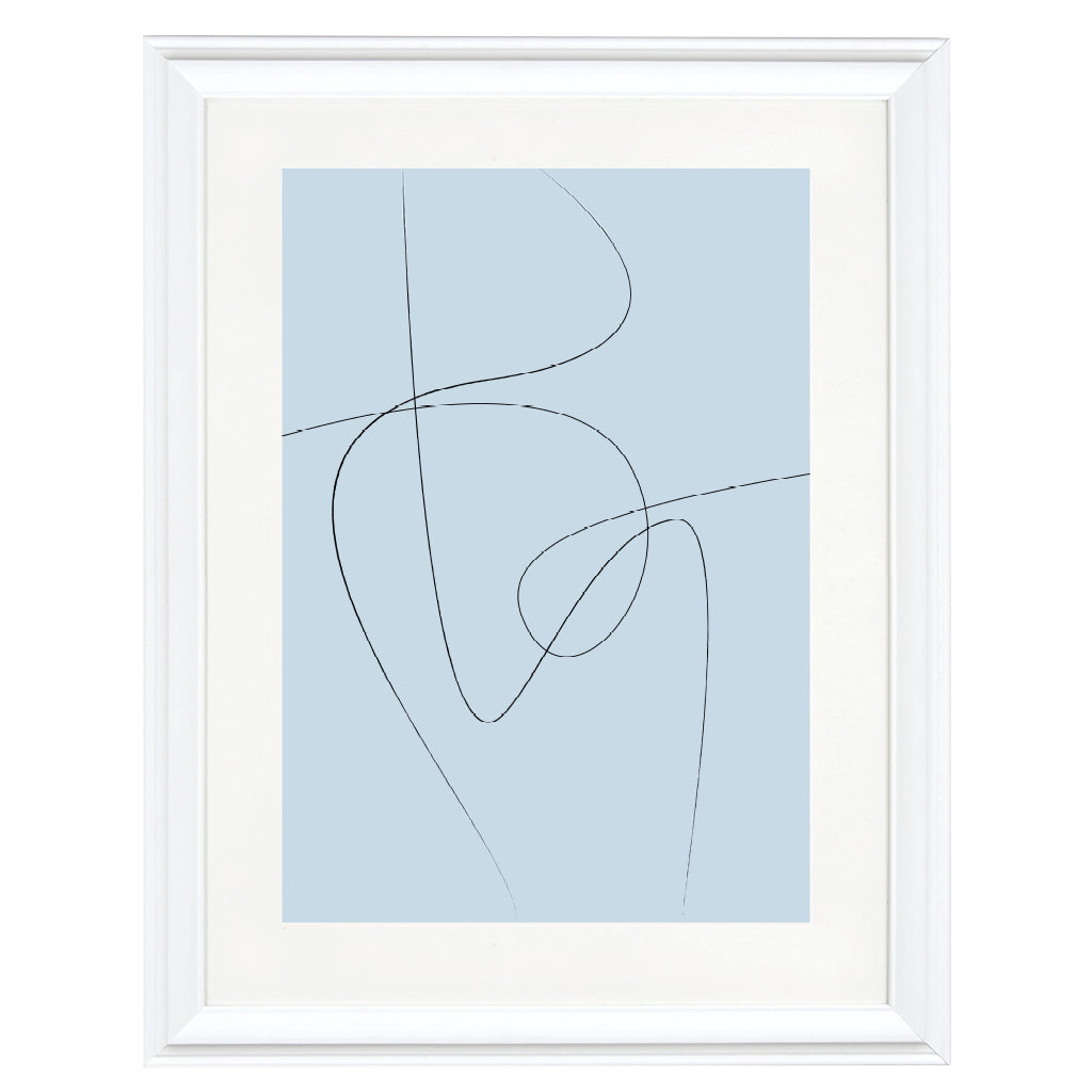 Linear Whispers II Art Print