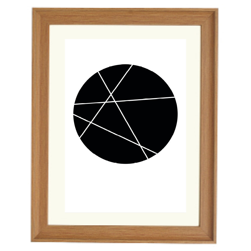 Lunar Geometry Art Print