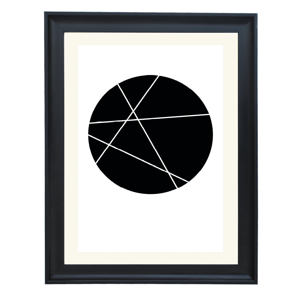 Lunar Geometry Art Print
