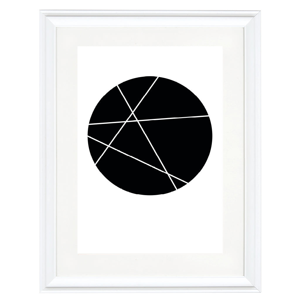 Lunar Geometry Art Print