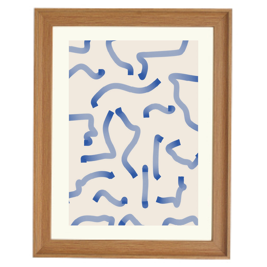 Soft Maze Art Print