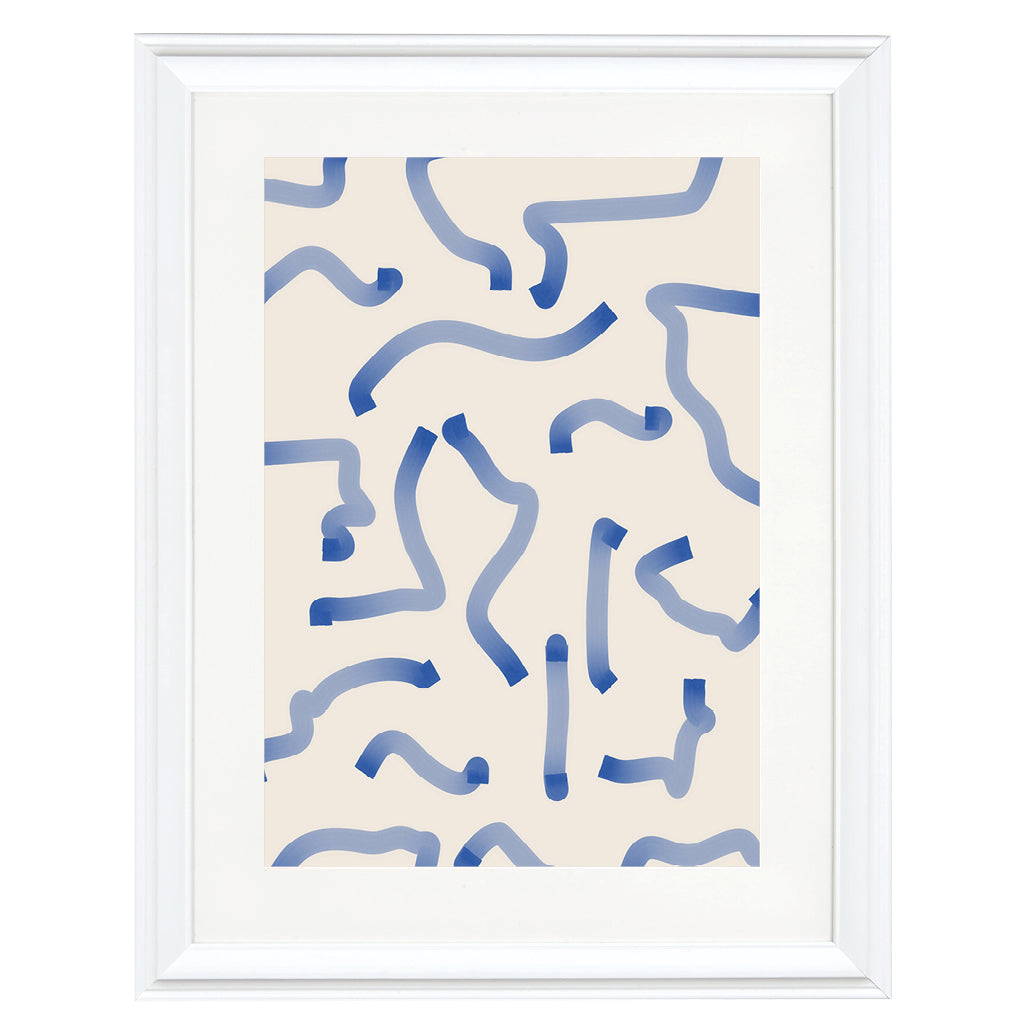 Soft Maze Art Print