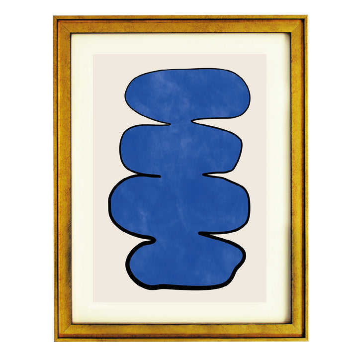 Indigo Totem Art Print