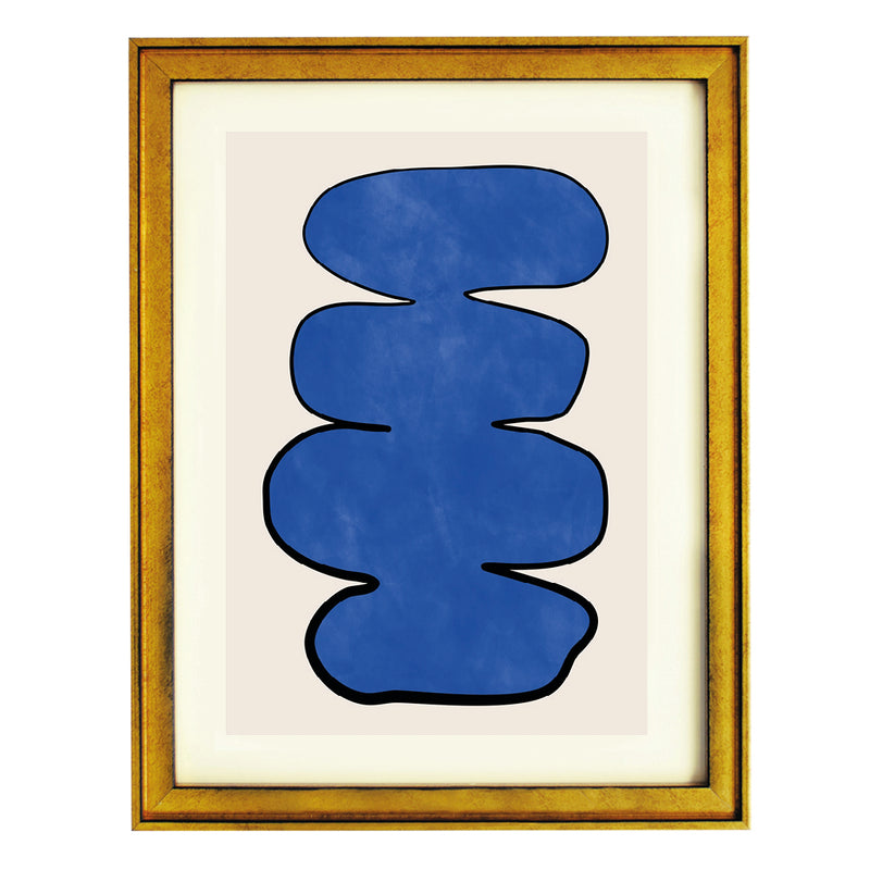 Indigo Totem Art Print