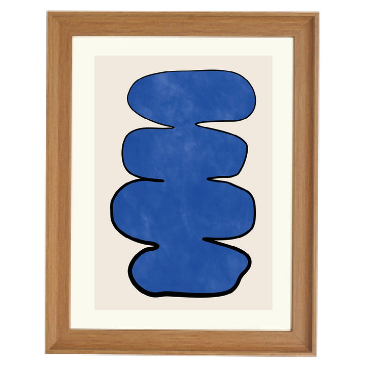 Indigo Totem Art Print