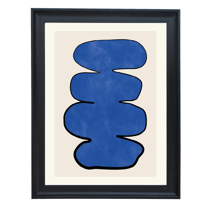 Indigo Totem Art Print