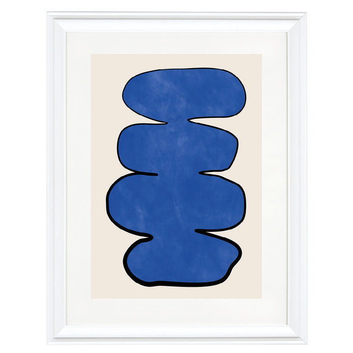 Indigo Totem Art Print