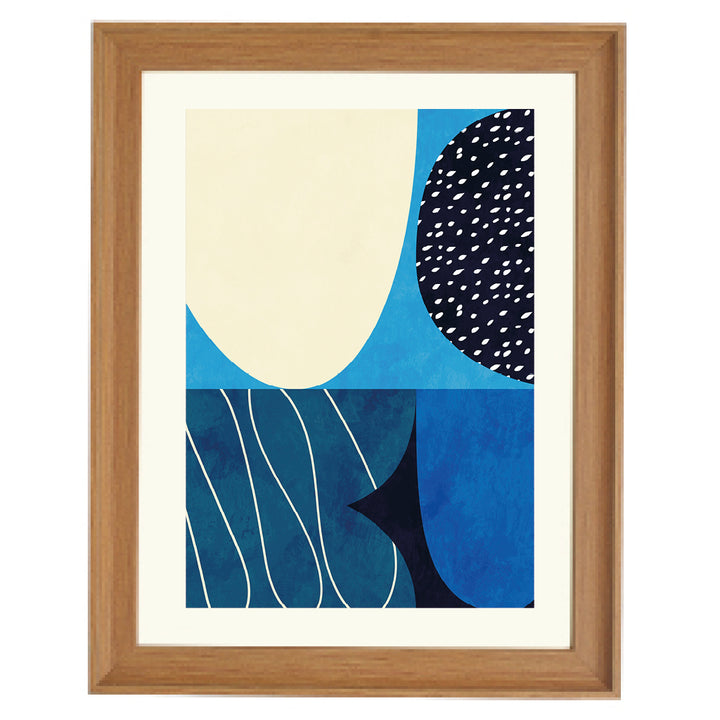 Indigo Drift Art Print