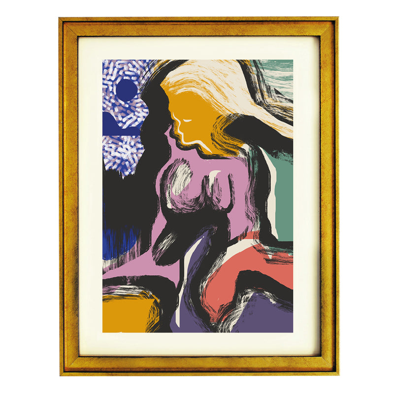 Seated Figure Study Art Print